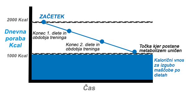 Uničen metabolizem